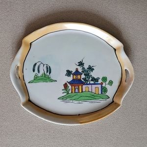 HANDPAINTED Vintage Japanese Kitchen Condiment Tray